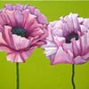 Two Pink Poppies - SOLD