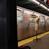 RheaBelle, in the NYC subway.