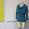 3/4 sleeve comfy capelet.