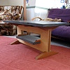 concrete coffee table