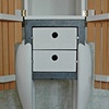 concrete cube cabinet (detail)