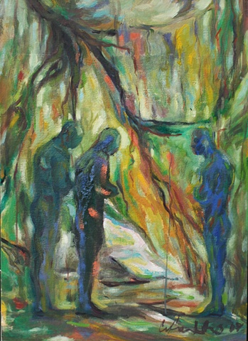 Bowed figures