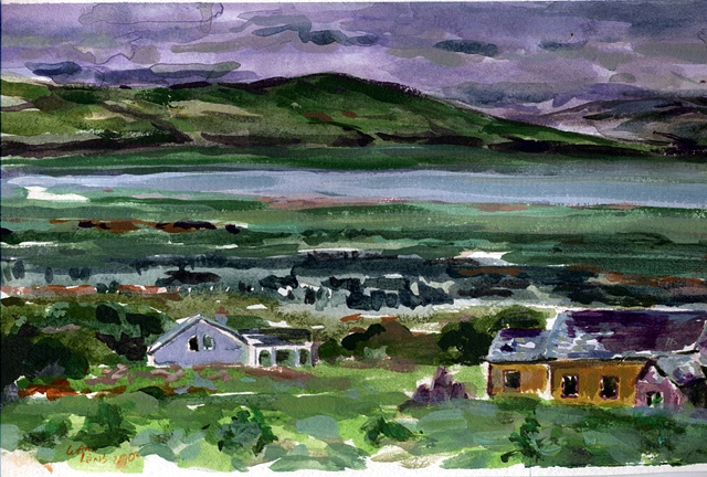watercolor ireland