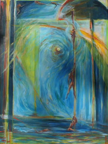 Into the sea and out of it we aspire