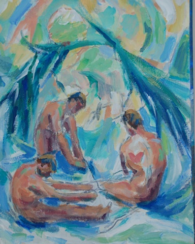 "On the rocks"