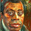 James Baldwin older