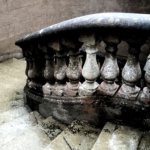 The Grinning Steps - Photo Art Print by The Lonely Pixel Photography