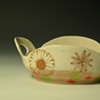 Serving Dish with Flowers