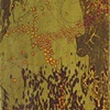 Green Mica Composoitionwith Reds and Yellows