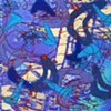atomic sky: blue- orange