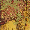 Orange Mica Composition with Vines