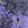 Mica with Leaves Floating (purple)