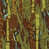 forest with vines - detail
