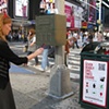 the seven deadly sins of times square (installation in times square)
