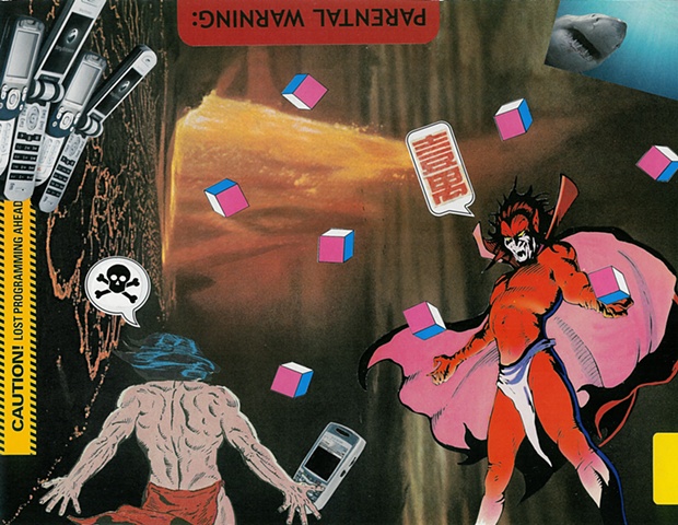 devil, skull, phone, texting, Christopher Cannon, artist,  Printmaking, print, screen print, serigraph, Chris Cannon, Jesus, Plike, ink, black, white, gold, purple, gloss, paper, Disney, comics, pink, ponies, bunnies, ass, breasts, nude, nip slip, clits, 