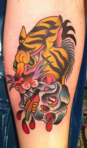 hungry tiger