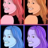 Jenay "Warhol-style"