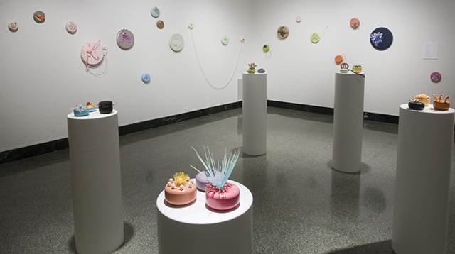 lures, installation view