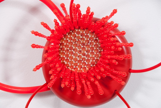 untitled lure (flame red), detail