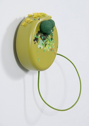 untitled lure (green with cord)