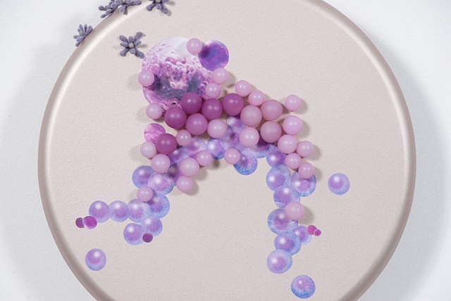untitled lure (purple & grey)