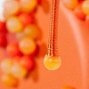 untitled lure (orange with cords), detail