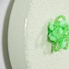 untitled lure (glow-in-the-dark green), detail