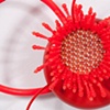 untitled lure (flame red), detail
