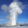 Old Faithful in Winter