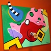 andallthatjazz                    1990 / 2010

60" x 42" x 18"

acrylic paint on foam core, styrofoam, plastic object and plant stalk