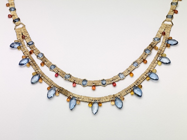 Blue Topaz Necklace