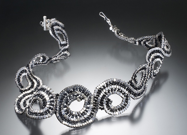 Black Swirl Collar