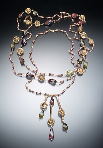 Tourmaline and Gold Long Chain
Tourmaline and Gold Choker