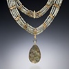 Green Druzy Neckpiece