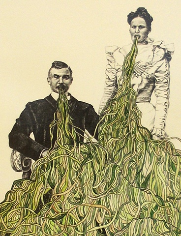 For What They Had Consumed Was Now Consuming Them (detail)