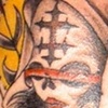 ghost nun with dagger tattoo