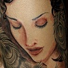 Woman and phoenix 