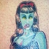 Zombie pin up girl
