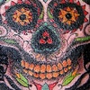 mexican sugar skull tattoo