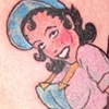 pinup girl on red wrench tattoo