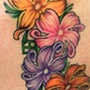 cascading flowers