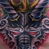 Baphomet Goat head Devil Tattoo