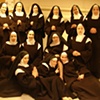 Carmelite Opera Backstage in Rehearsal room for a photo with the actors.