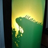 Shadow Puppet Lizard Lantern