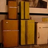 All 3 old Fridges ready for the shoot.
