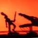 Dragon and Knight Shadow Puppets