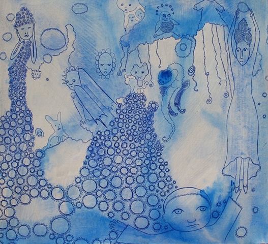 Pale Blue Carol Anne