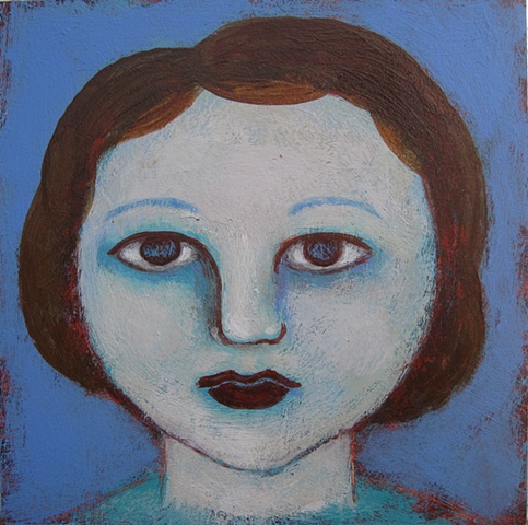 painting, portraits, "tiny art", PDX. faces, heads
