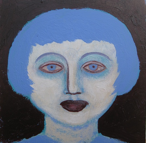 painting, portraits, "tiny art", PDX. faces, heads