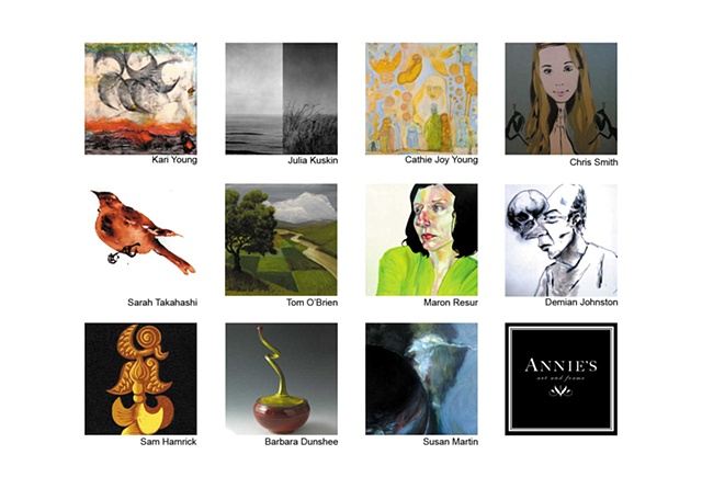 Holiday Group Art Show at Annie's Art and Frame